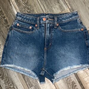 PINK Victoria's Secret Blue Jean Shorts NWOT size 2